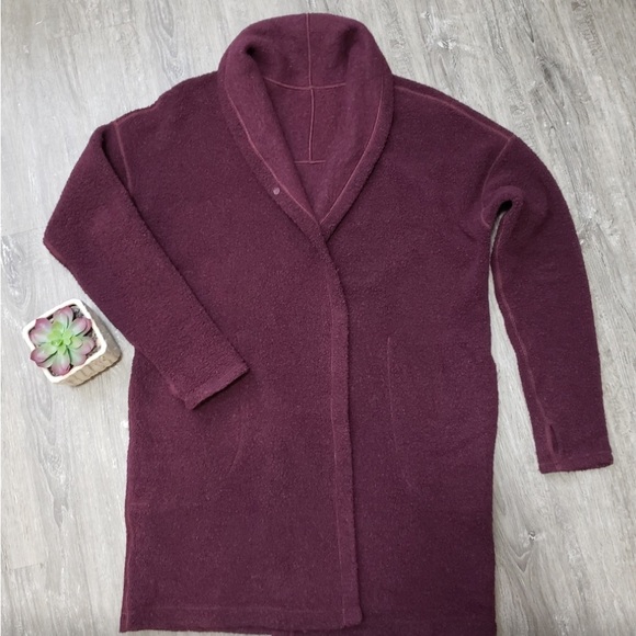 Lululemon * Sincerely Sherpa Wrap Jacket Sz M - Picture 2 of 5